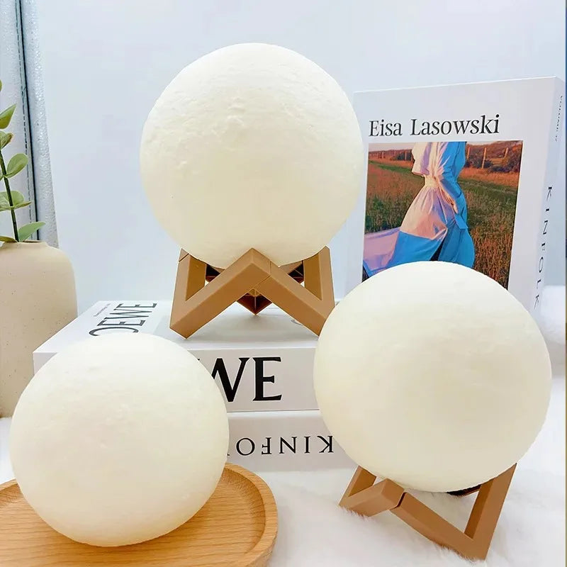 NexTechie Hot Selling Moon Light Romantic Atmosphere Room Decoration Warm Soft Light Accompany Night Lamp Birthday Gift Button Cell