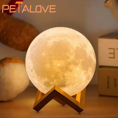 NexTechie Hot Selling Moon Light Romantic Atmosphere Room Decoration Warm Soft Light Accompany Night Lamp Birthday Gift Button Cell