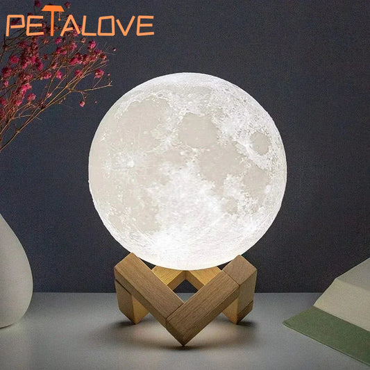 NexTechie Hot Selling Moon Light Romantic Atmosphere Room Decoration Warm Soft Light Accompany Night Lamp Birthday Gift Button Cell